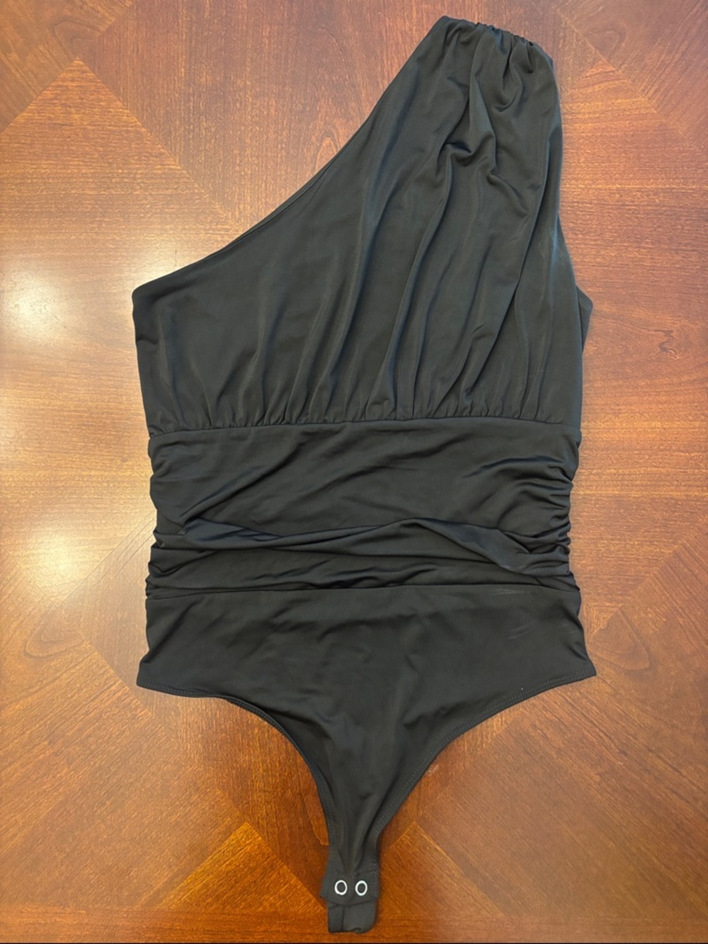 Express One-Shoulder Black Bodysuit